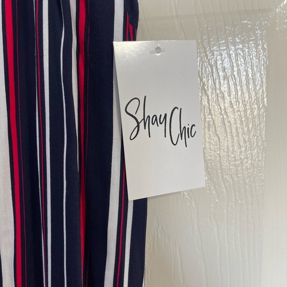 NWT Shay Chic Maxi Striped Dress - Picture 4 of 14